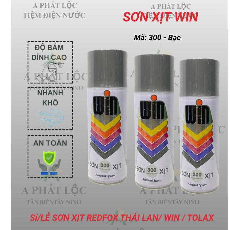 Sơn xịt bạc WIN A300