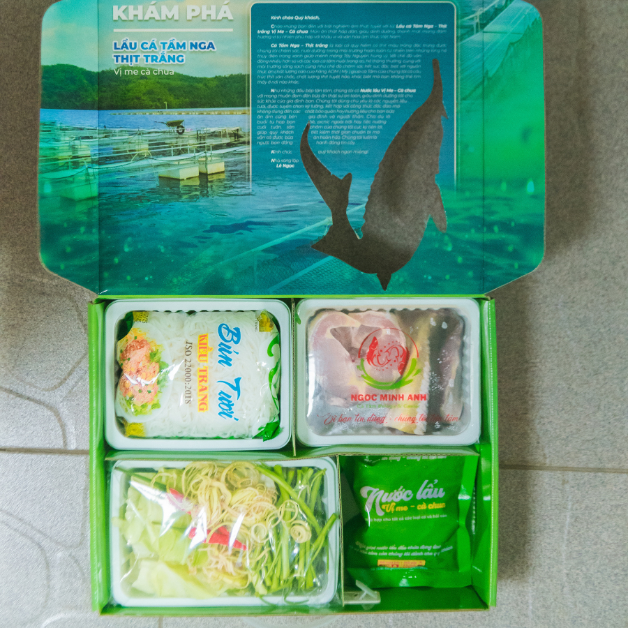 Set Lẩu Cá Tầm đông