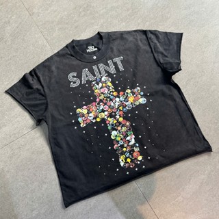  Áo thun wash SAINT form boxy 