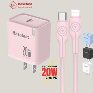 Bộ sạc nhanh 20W Basefast củ PD20W chống quá tải nhiệt dùng cho Phone xr xs max 11 12 13 14 pro