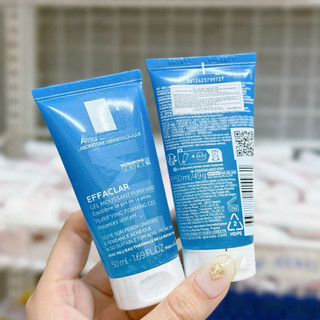  Mini 50ml  Sữa rửa mặt LaRoche Effaclar Gel Moussant – Giảm dầu & mụn – Dành cho da dầu nhạy cảm 