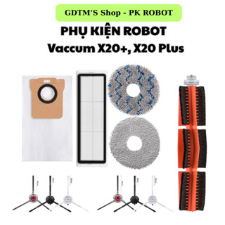 Phụ kiện Robot hút bụi XIÀOMÌ  Vacuum X20 Plus, Gen 2, Mijia Omni2 C102CN - Chổi, Khăn, Lọc Hepa,Túi
