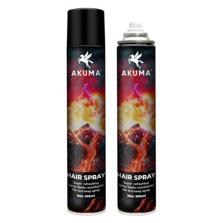 Gôm xịt tạo kiểu giữ nếp tóc AKUMA hương nước hoa 390ml