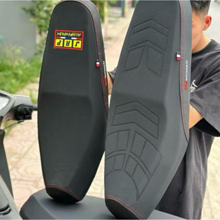 Vỏ Yên Gọt 2 Tầng Thêu Viền Chỉ Đỏ Đủ Mẫu Lắp Yên Zin,Yên Độ Wave 50/100/110 Cực Chất.