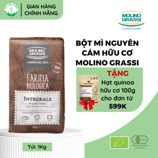Bột Mì Nguyên Cám Hữu Cơ Grassi 1kg