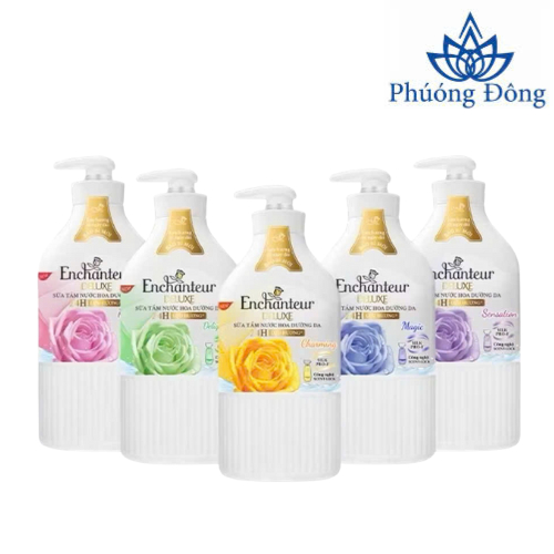 Sữa tắm nước hoa dưỡng da Enchanteur Charming/ Sensation/ Delightful/ Romantic/ Magic 650gr