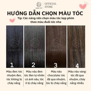 [Bản mới 2026] Tóc giả Mái Thưa nửa trước tóc thật – kẹp che trán cao siêu tự nhiên không lộ viền[ Toc Gia Linh Tit]