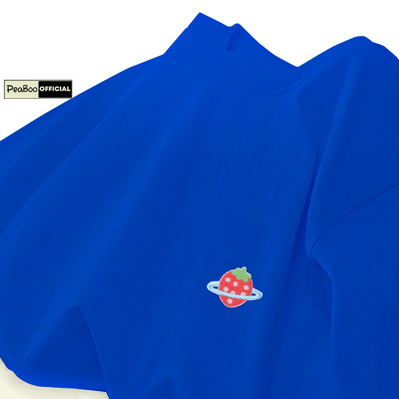 Áo Thun THÊU, Áo Phông Thêu BST10 By PEABOO Chất Cotton Thoáng Mát Form Rộng Tay Lỡ Cho Nam Nữ Phong Cách Unisex | BigBuy360 - bigbuy360.vn
