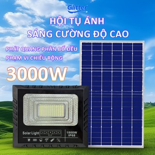 Đèn Năng Lượng Mặt Trời  Siêu Sáng Loại Pha Năng Lượng Thế Hệ Mới 3000W，Đèn sân vườn chiếu sáng ngoài trời