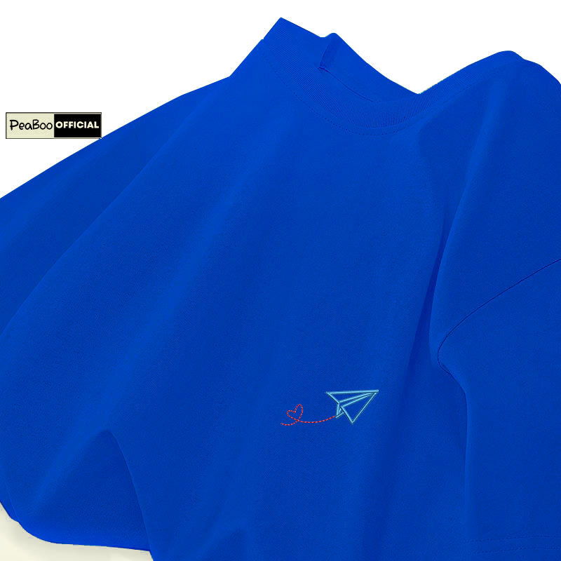 Áo Thun THÊU, Áo Phông Thêu BST10 By PEABOO Chất Cotton Thoáng Mát Form Rộng Tay Lỡ Cho Nam Nữ Phong Cách Unisex | BigBuy360 - bigbuy360.vn