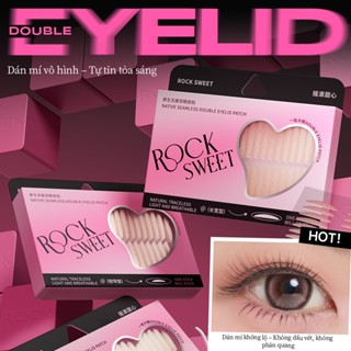  Rock Sweet RS Miếng Dán Kích Mí Tàng Hình Tự Nhiên Không Lộ Độ Bám Tốt Dành Cho Mắt Mí Lót Mắt Sưng 