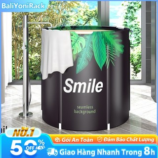  Bồn Tắm Gấp Gọn 70cm Dùng Cho Bé Và Người Lớn Ngâm Thảo Dược Bể Tắm Mini Giữ Nhiệt Lâu 6 Giờ 