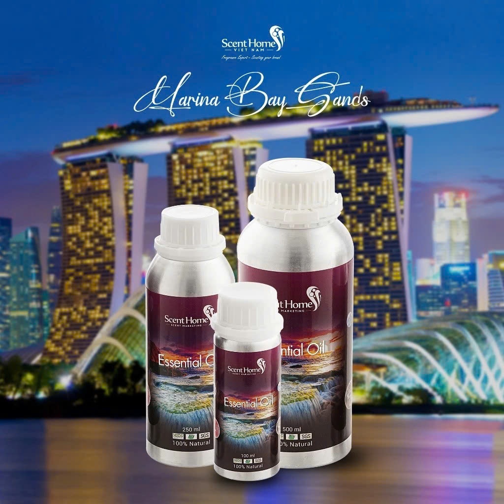Tinh dầu 𝐒𝐜𝐞𝐧𝐭 𝐇𝐨𝐦𝐞𝐬 mùi hương Marina Bay Sands Hotel thể tích 100ml