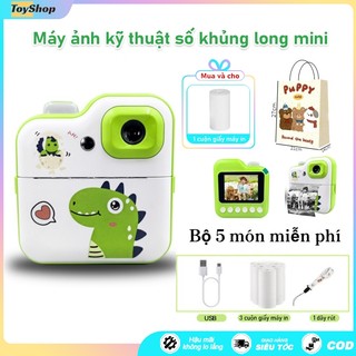Máy ảnh kỹ thuật số cho trẻ em – In ảnh nhiệt, máy chụp ảnh mini