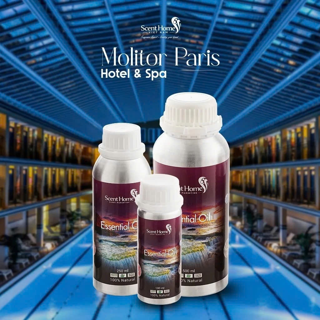 Tinh dầu 𝐒𝐜𝐞𝐧𝐭 𝐇𝐨𝐦𝐞𝐬 mùi hương Molitor Paris Hotel thể tích 100ml