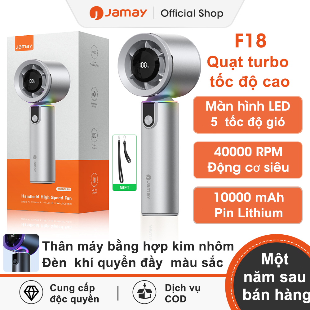 JAMAY Quạt Cầm Tay Mini Cao Cấp F18 B