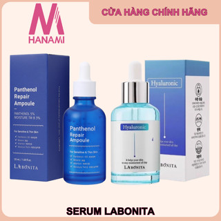 Serum LA BONITA B5 Panthenol Repair Ampoule VÀ HA Dưỡng Ẩm cho mọi loại da 50ml