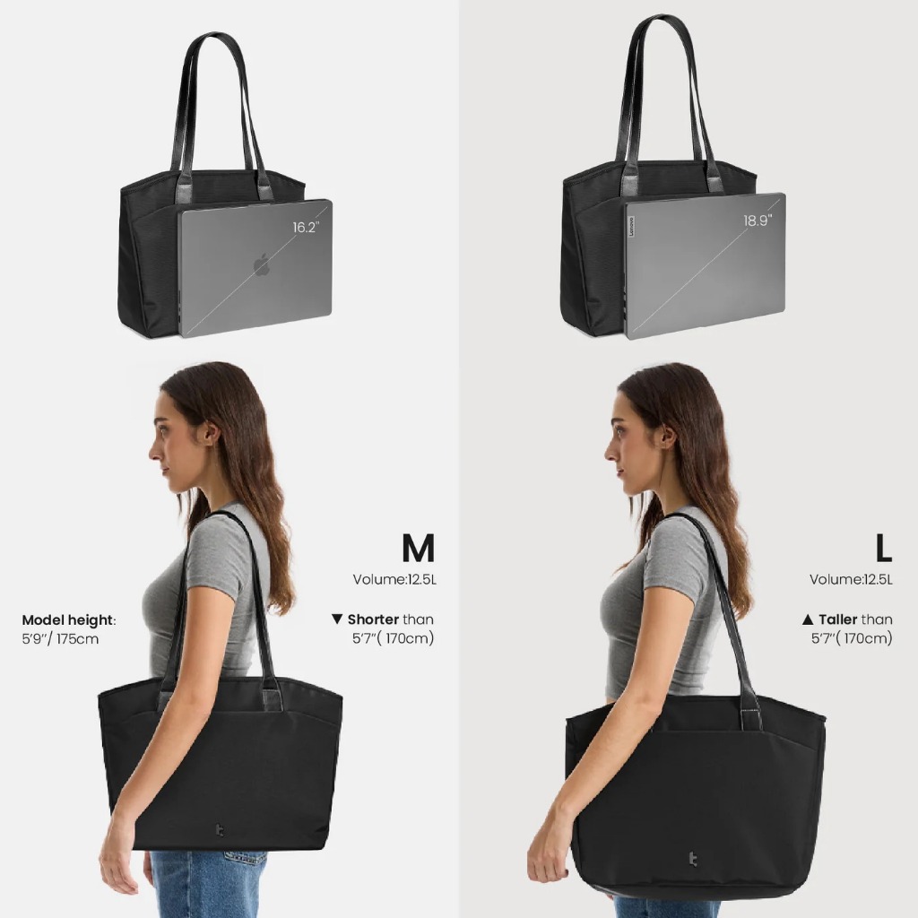 Túi xách Tomtoc Versatile-T23 Tote đựng macbook/laptop đến 16 inch, chống nước, bảo hành 1 năm | BigBuy360 - bigbuy360.vn