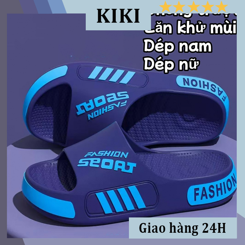 Dép Sinh Viên Thể Thao Đế Dày - Chống Trơn Trượt, Phong Cách Trẻ Trung - Nam Nữ Đi Chơi Hè Ngoài