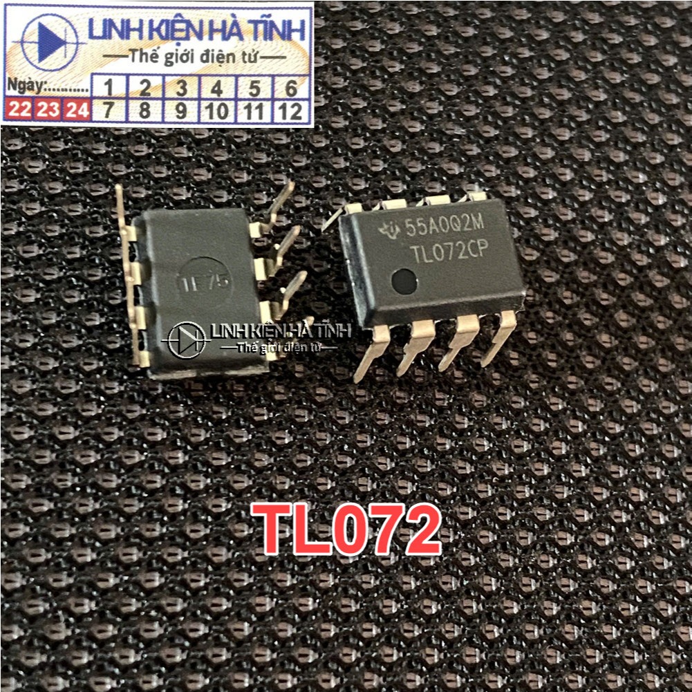 túi 6 con IC TL072 072 TL072CN DIP-8 chân cắm - AB9
