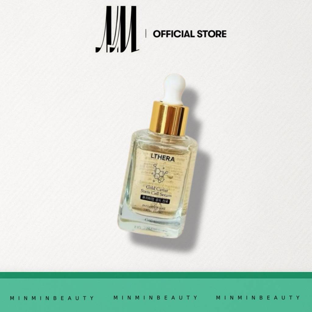 Serum Tinh Chất Vàng 24k Tế Bào Gốc Caviar Lthera 50ml - cấp ẩm, phục hồi, dưỡng sáng đều màu da, ch