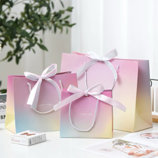 [Sỉ-Nhiều mẫu] Túi giấy đựng quà thắt nơ Vũ Trụ Cosmos ,Túi quà ngày lễ, tết, valentine, sinh nhật bạn bè - He Be Store