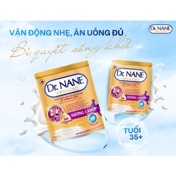 Sữa Dr. Nane Opti - Gold Xương & Khớp (800g)_Chăm sóc xức khỏe Xương Khớp
