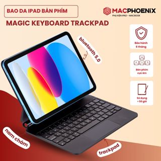 [Magic Keyboard] Bao Da Bàn Phím iPad Air 6/Air 7/Pro 2024 Trackpad mượt mà, kết nối bluetooth  Bảo Hành 1 Năm