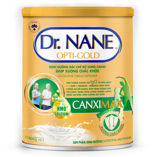 Sản phẩm dinh dưỡng Dr.Nane Opti – Gold Canximax - 800g (Dinh dưỡng đặc chế bổ sung Canxi giúp xương chắc khỏe)