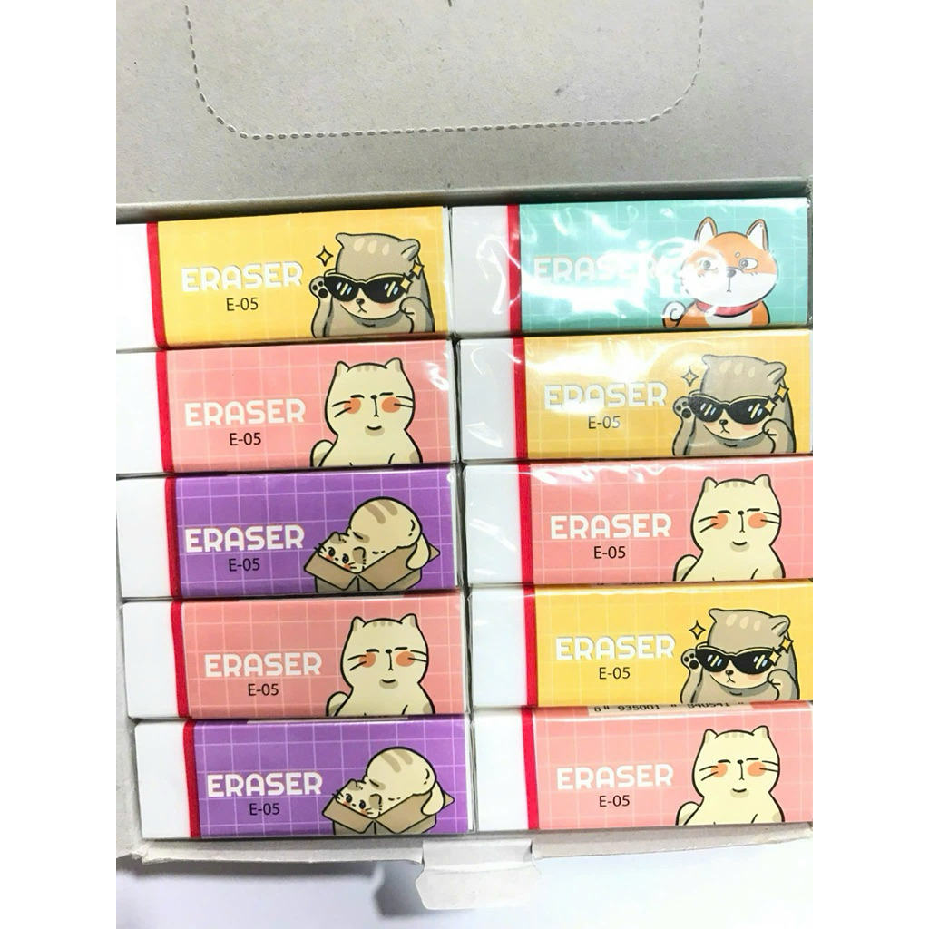 Combo 10c Gôm Tẩy Cục lớn TL E05