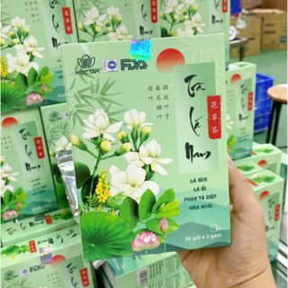 Trà lá nam 10 vị Mộc tâm 30 gói hổ trợ giảm cân tiêu mỡ