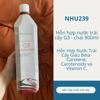 Hỗn hợp nước trái cây G3 - chai 900ml (2 chai hoặc lẻ 1 chai)