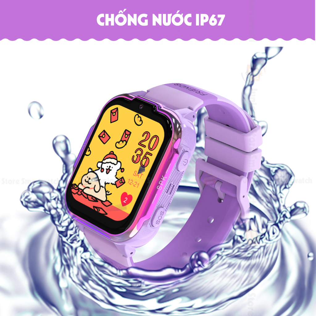 [ MÀU ĐỘC QUYỀN ] Đồng hồ thông minh Trẻ em JUNIOR09 WATCH KID COLOR | Lắp sim 4G Nghe gọi, Định vị GPS, Video Call, SOS | BigBuy360 - bigbuy360.vn