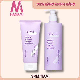 Sữa rửa mặt Tiam Snail Cho Da Dầu Mụn - Dịch ốc sên và hoa cúc - Hàng công ty 