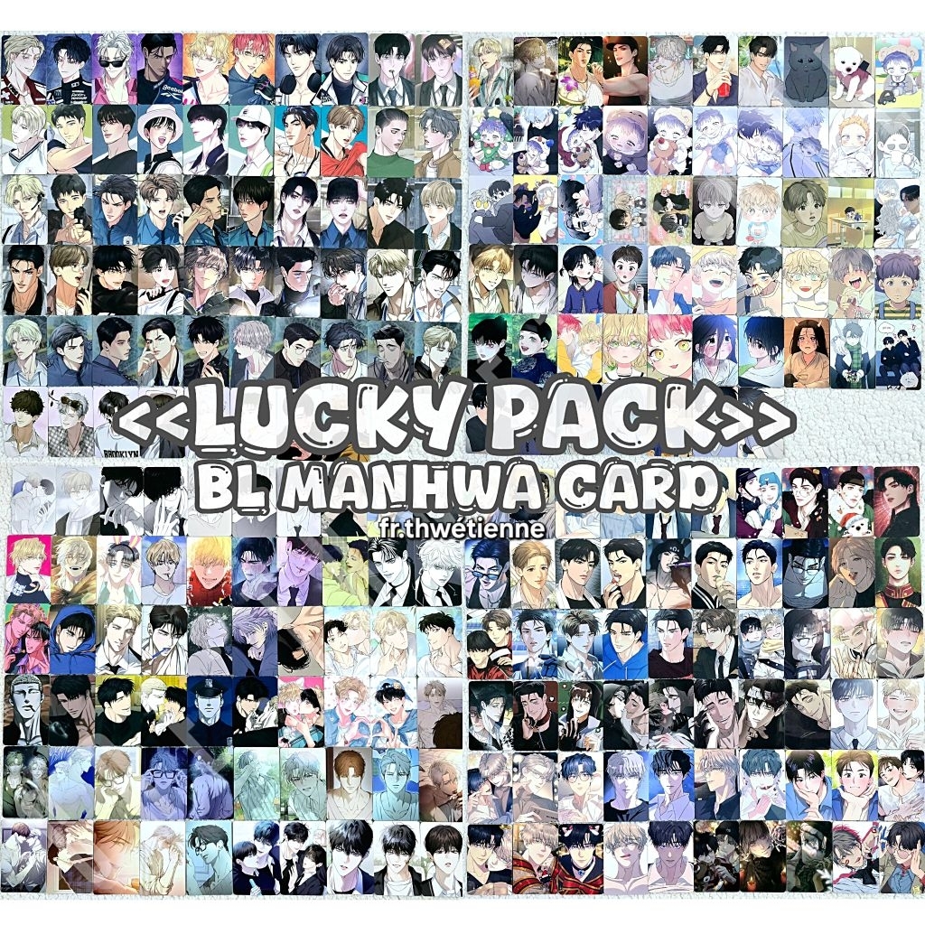 (SẴN) LUCKY PACK bo góc MANHWA BOYLOVE BL chính hãng