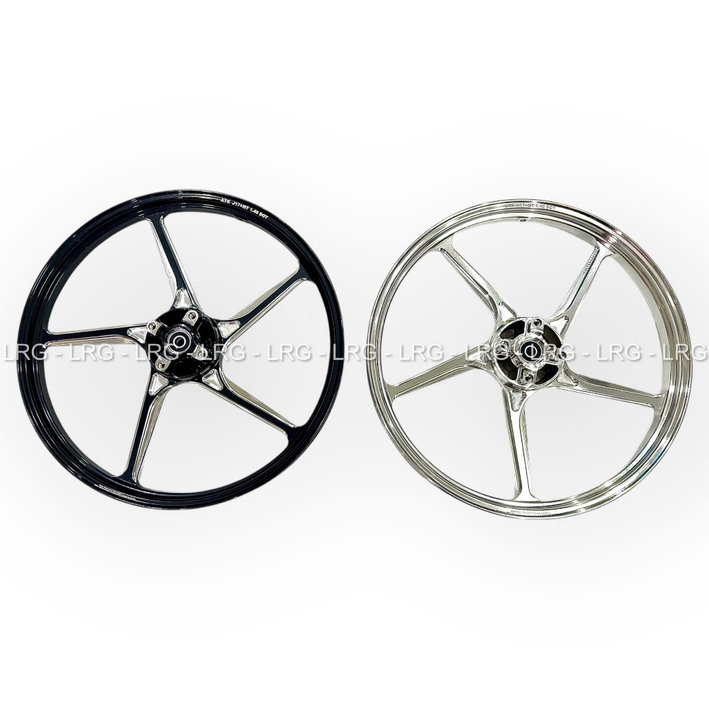 Mâm, Vành Xe Máy ATR CNC 5 Cây Xéo V1 Future Led, Wave Đĩa Bảng 1.4-1.6