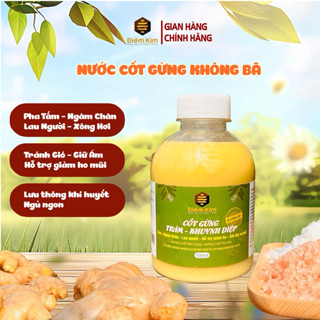 [KHÔNG BÃ] Cốt Gừng Tràm Khuynh Diệp Điềm Kim 500ml- Nước Cốt không bã