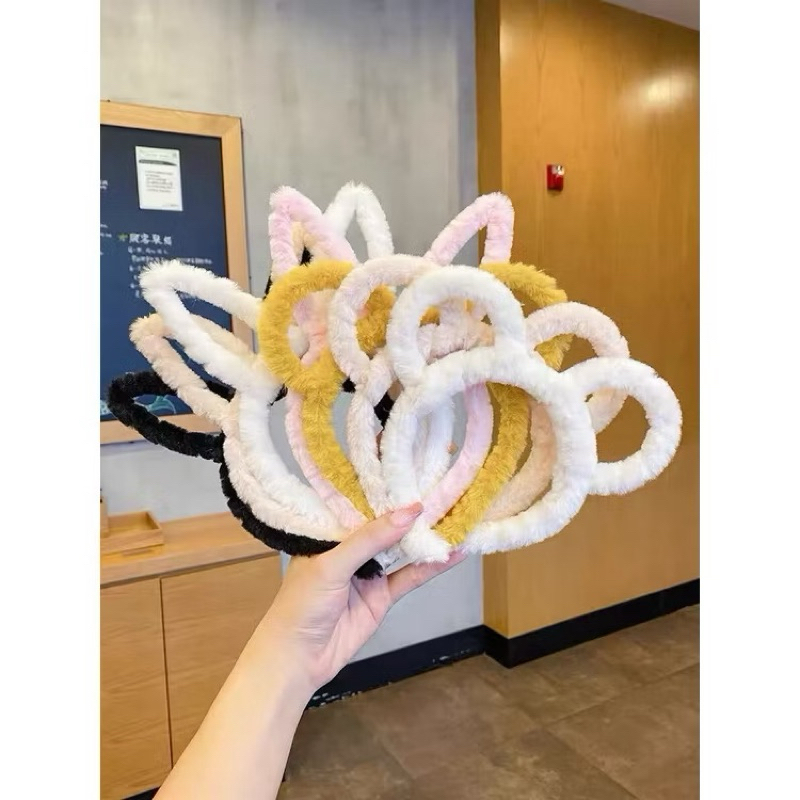 Băng đô, cài tóc nữ giá rẻ rửa mặt lông hình thú hot trend