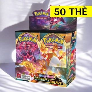 Combo 50 Thẻ Bài Pokemon Nhiều Loại Darkness Ablaze Mẫu Siêu Đẹp In Chất Lượng Cao Nhiều Màu Sắc Điểm Cao Bé Yêu Thích