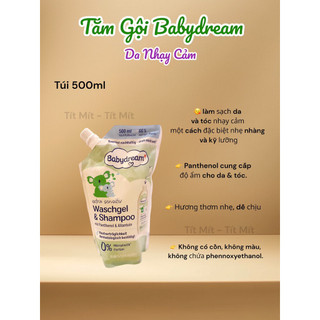SỮA TẮM GỘI BABYDREAM 500ml