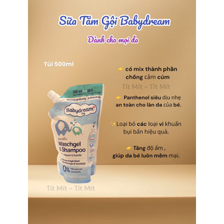 SỮA TẮM GỘI BABYDREAM 500ml