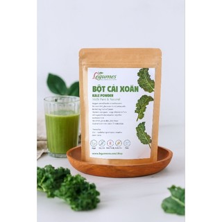  Bột Cải Xoăn Kale Hữu Cơ Sấy Lạnh Nguyên Chất Đẹp Da Giảm Cân Detox Tốt Cho Sức Khoẻ 100g 