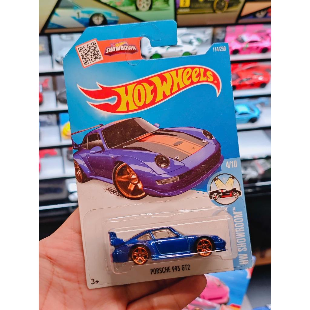 Xe mô hình Hot Wheels Porsche 993 GT2 ( Xanh )