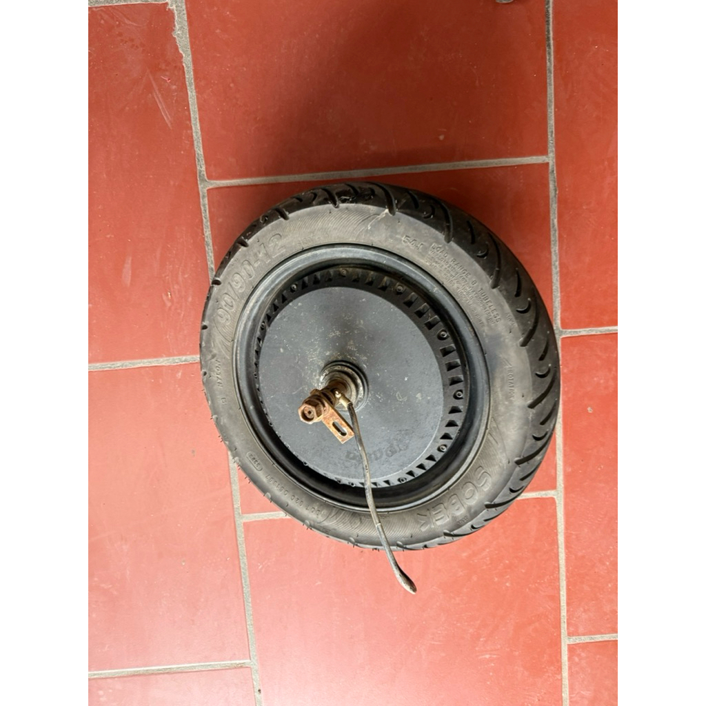 Động cơ sau xe máy điện xmen vành 12 phanh cơ hàng cũ tháo xe