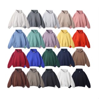  Áo Hoodie Trơn Basic Fom Ôm Đứng Sành Điệu Áo Mũ Nỉ Trùm Đầu Nam Nữ Nỉ Cotton Dày Dặn Hot Rẻ TT54 