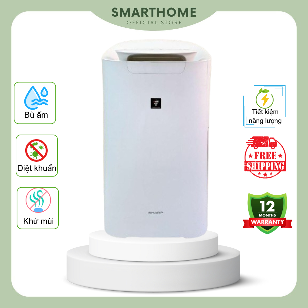 [TẶNG HEPA] MÁY LỌC KHÔNG KHÍ SHARP PHI THUYỀN - INVERTER - Điện 220V-Lọc bụi PM2.5, Khử mùi,Tạo ẩm-Phòng 40-51m2