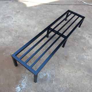Kệ kê chậu cây Dài 100cm, Rộng (25-30)cm, Cao (10-20)cm, 3 nan, 6 chân, thép 20mm - Đế để chậu hoa