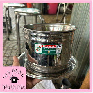 Lẩu bếp cồn 1 người ăn inox 430 