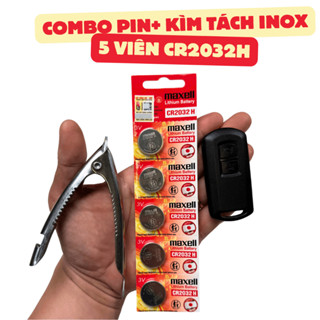  Combo pin CR2032H và kìm tách chìa khóa smartkey 