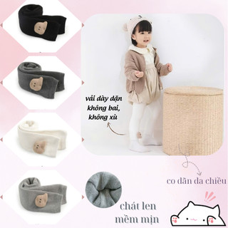 Quần Legging Len Xù HÌNH GẤU 3D Siêu Dày Ấm Cute, Dễ thương, Đẹp Cho Bé Trai Bé Gái, Quần Tất Lót Lông